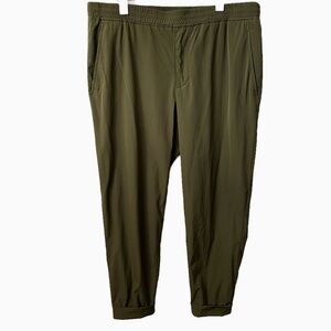 Neil Barrett, Loose Fit Sage Green Cuffed Joggers
